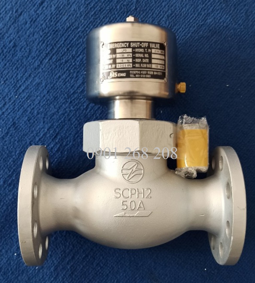 emegency shut-off valve 50A MS Eng MEV-4121-50A